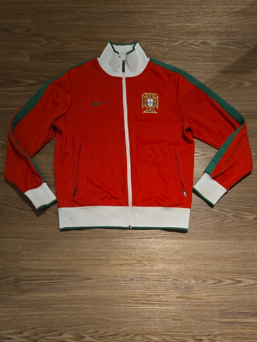 Portugal Nike Long Sleeve Full Zip Track Soccer Jacket